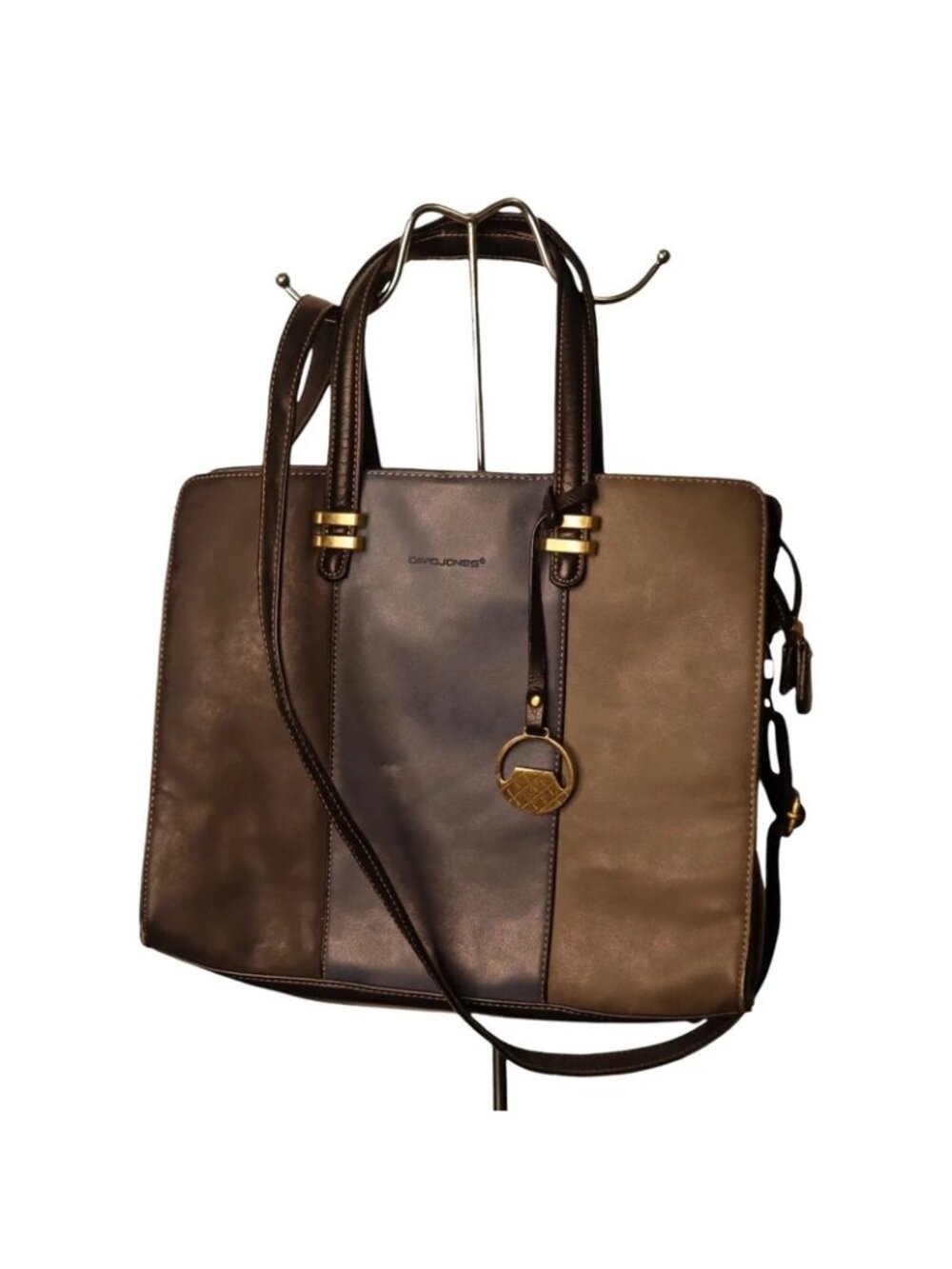 DG-170 David Jones Multi-Tonal Leather Handbag
